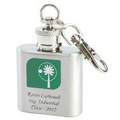 1 Oz. Stainless Steel Key Chain Flask
